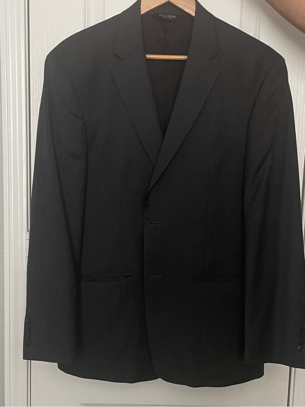 Jos. A. Bank Men's Charcoal Two-Button Suit Jacket